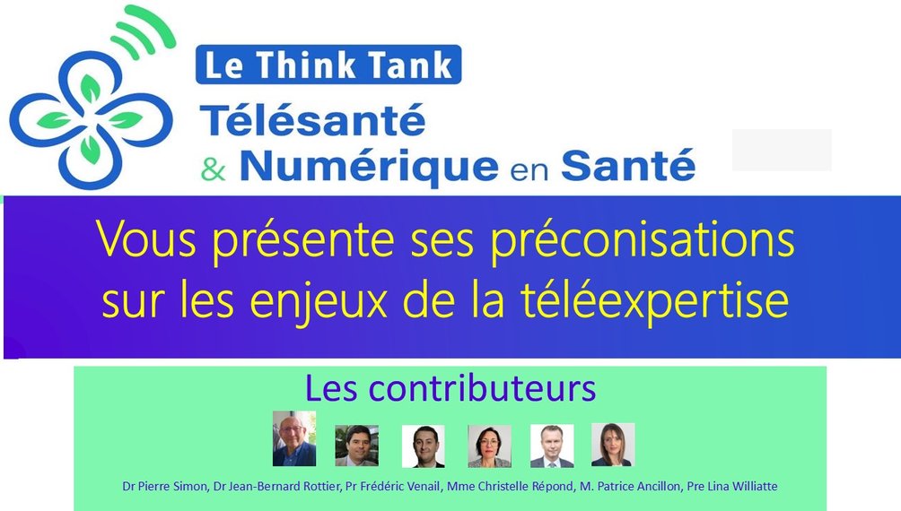 3èmes préconisations relatives à la Téléexpertise, ses enjeux et ses pratiques
